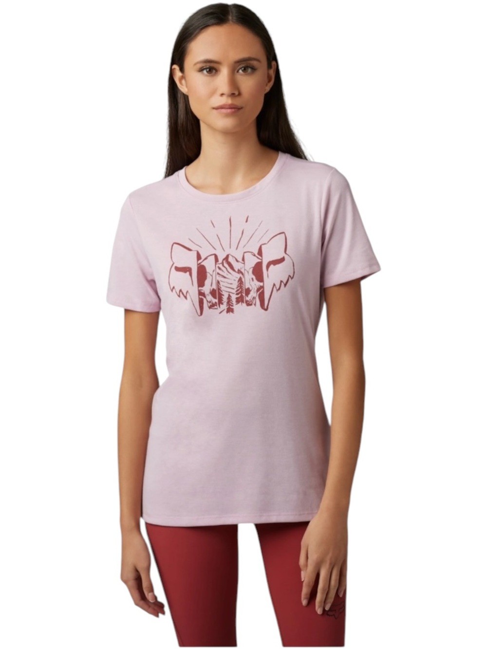 FOX RACING Format Tech Pink Motocross Graphic Baby Tee Shirt Small